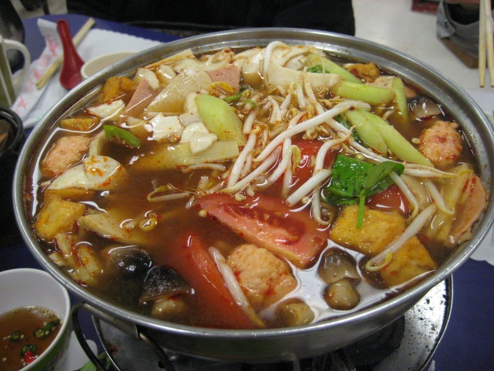 Lau Thai Lan (Thai Hot Pot) with veggies Yelp
