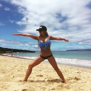 Nudist beach young girls, ebony in tanga
