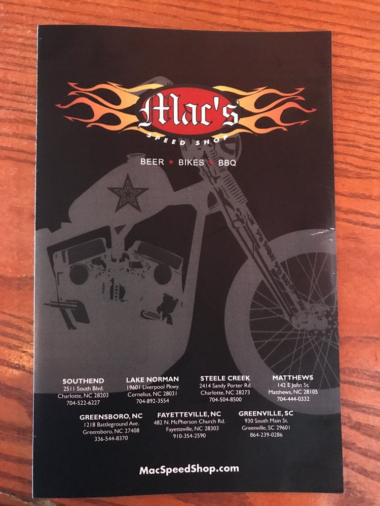 Mac’s Speed Shop 103 Photos & 142 Reviews Barbeque 19601 Liverpool Pkwy, Cornelius, NC