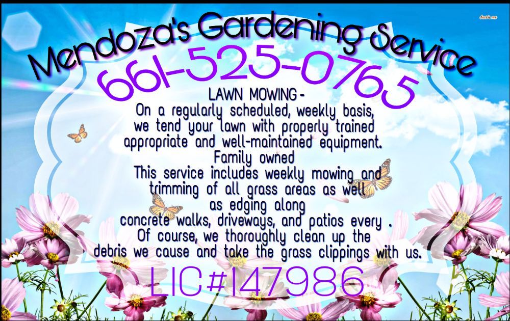 Mendoza's Gardening Service