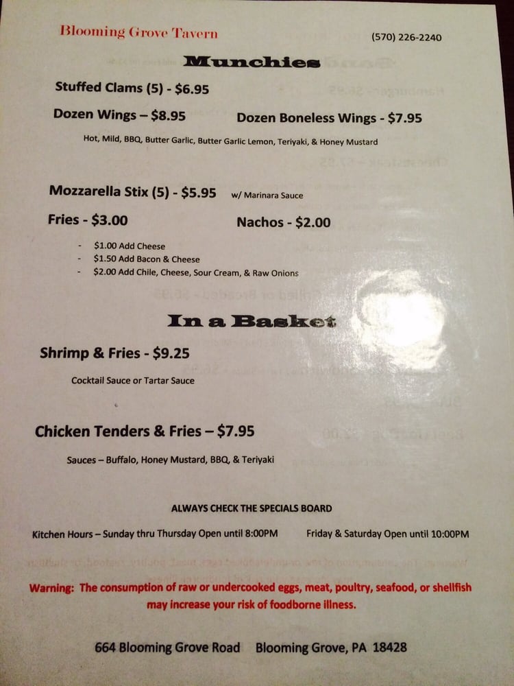 Blooming Grove Tavern Bars 664 Blooming Grove Rd, Hawley, PA