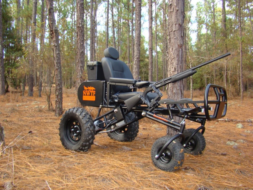 Hunting Wheelchair for disabled hunting Mini jeep, Powered wheelchair