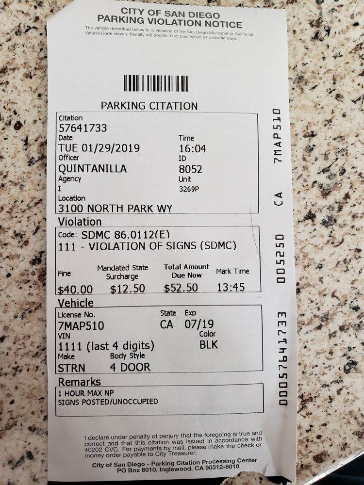 City of San Diego Parking Administration