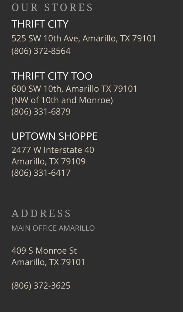 Downtown Women's Center Thrift Store