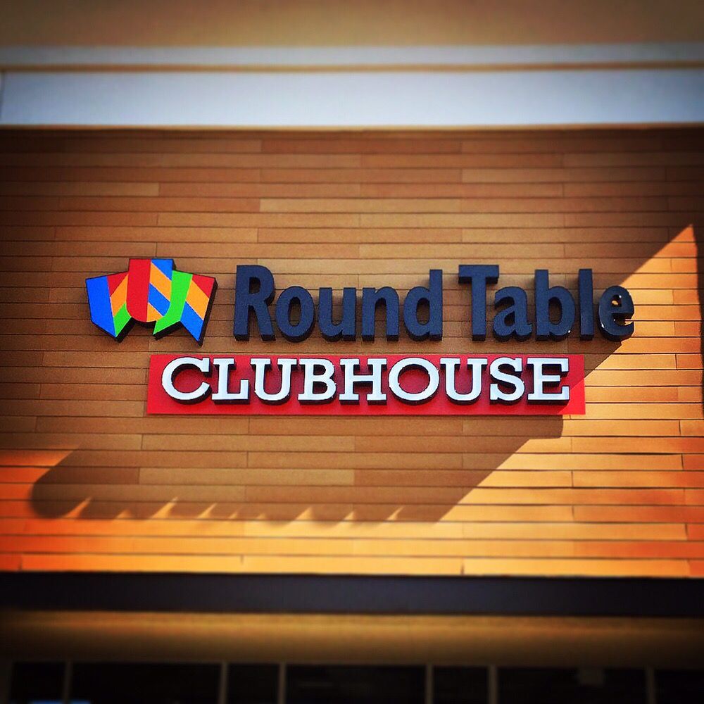 Round Table Exterior Wall Mount Sign Yelp Photo Of Plumb Signs Tacoma Wa United States Round Table