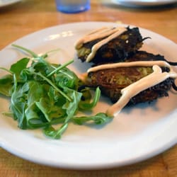 Garden Grille 324 Photos 461 Reviews Vegan 727 East Ave Photo Of Garden Grille Pawtucket Ri United States Zucchini Fritters