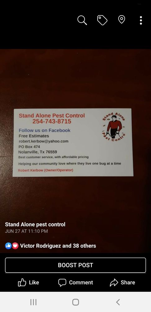 Stand Alone Pest Control