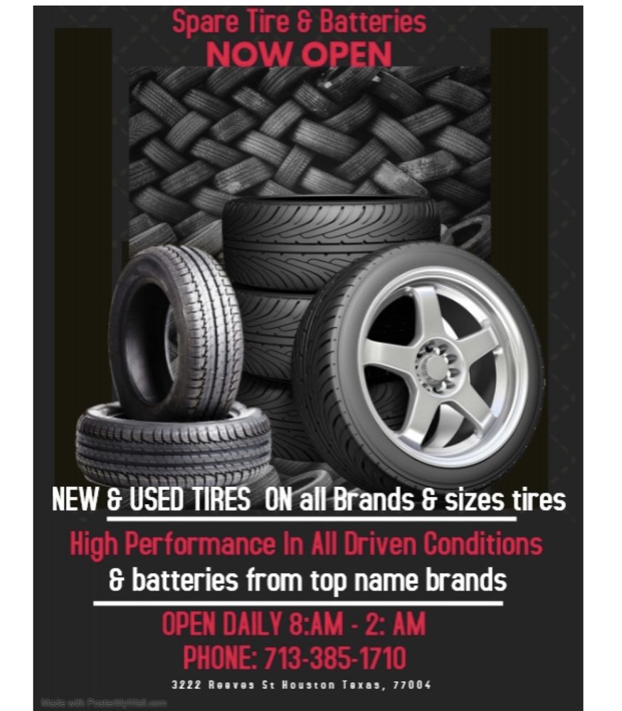 Tires Near Me Open Now >> Spare Tires Batteries Tires 3222 Reeves St Third Ward Tires Near Me Open Now >> Spare Tires Batteries Tires 3222 Reeves St Third Ward
