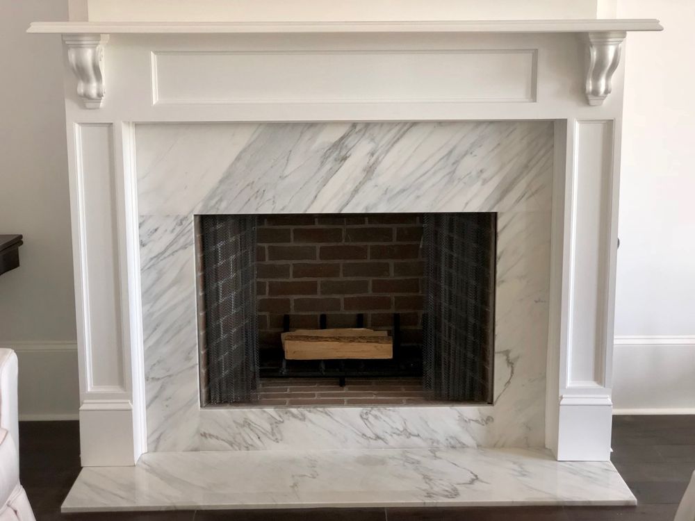 Calacatta Betogli 3cm Marble Fireplace Yelp