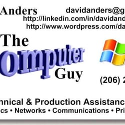 Photo of The Computer Guy - Seattle, WA, United States. My Business Card