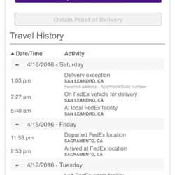 Fedex ground shipping tracking not updating