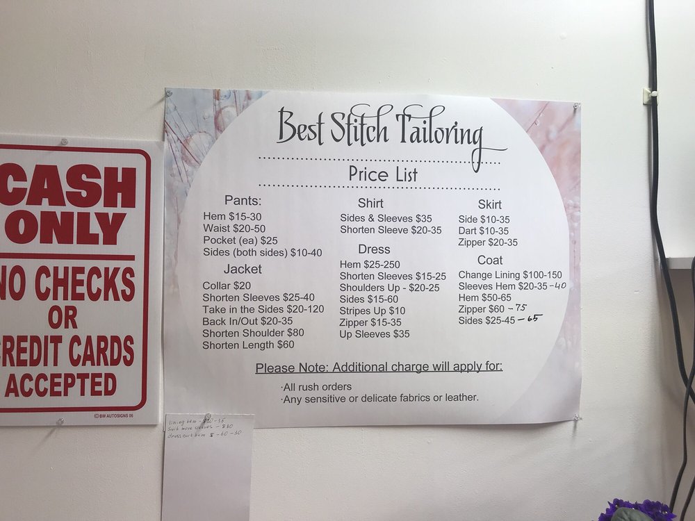 Best Stitch Tailoring