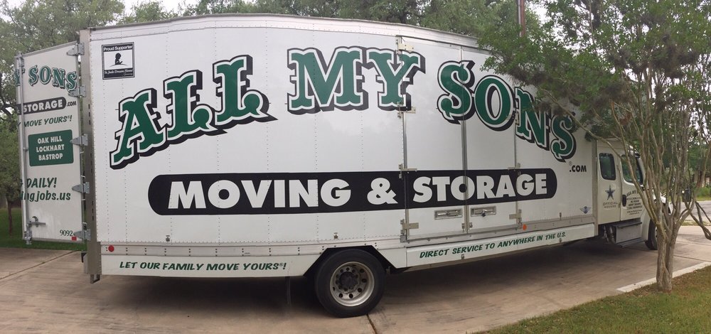 They Brought This Truck With Ng Supplies And Did A Terrific Job Photo Of All My Sons Moving Storage Austin Tx United States