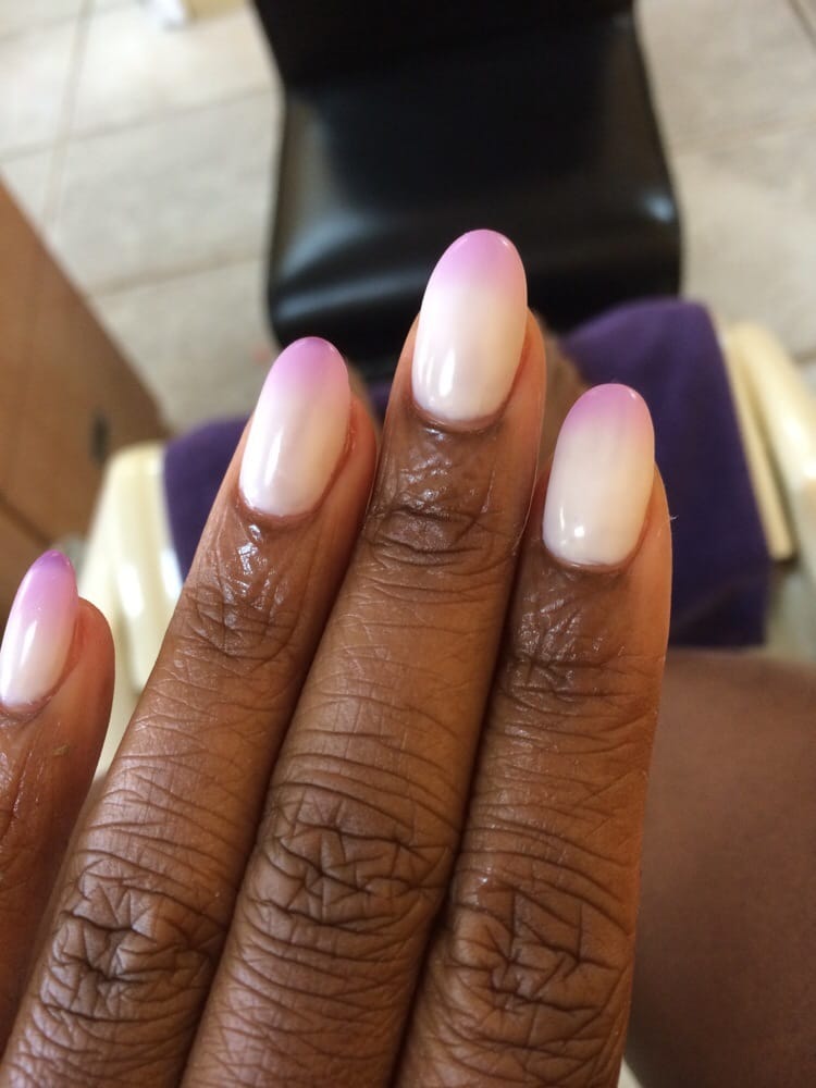 One Of Their Mood Nail Polishes Changes From White To Lavender Yelp Photo Of Beautiful Nails Alexandria Va United States One Their Mood