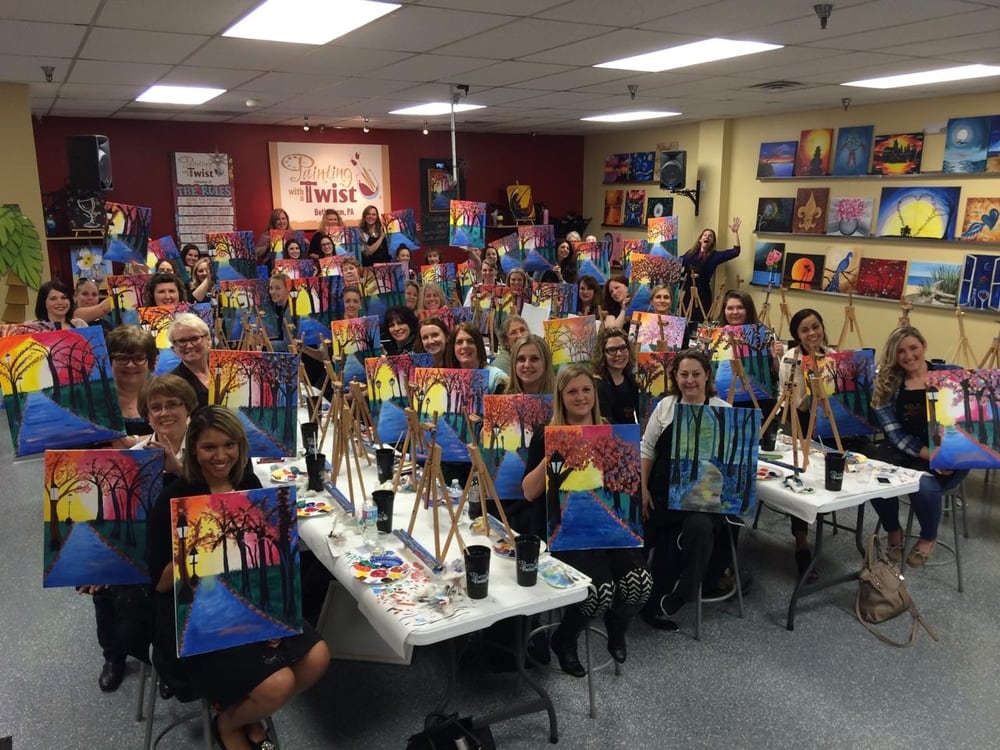 Cabernet Cascade," a Painting with a Twist Classic! - Yelp