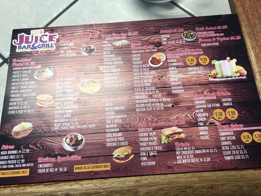 100 Percent Juice Bar