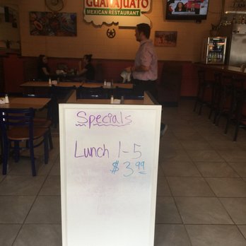 Guanajuato Mexican Restaurant 25 Photos 989 Belvedere Photo Of Guanajuato Mexican Restaurant North Augusta Sc United States Lunch Special