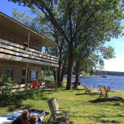 Hollister S Water Edge Lodge Hotels 6195 Murray Rd Photo Of Hollister S Water Edge Lodge Whitehall Mi United States View From