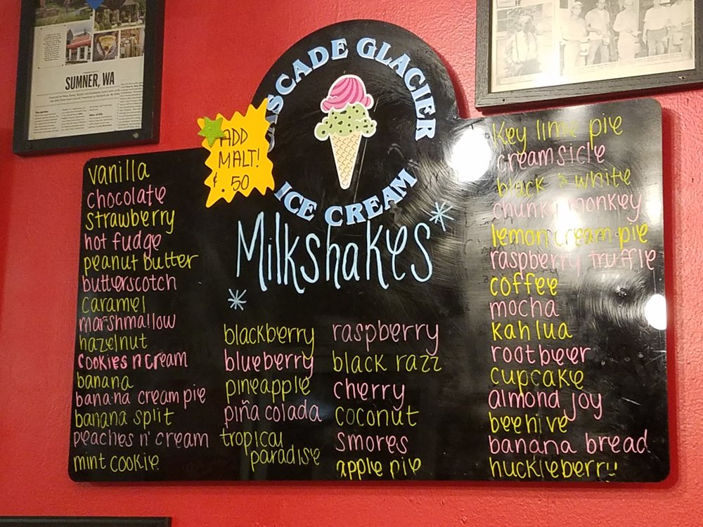 Online Menu of Main St Dairy Freeze Restaurant, Sumner, Washington