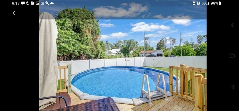 South Florida Above Ground Pool Installation