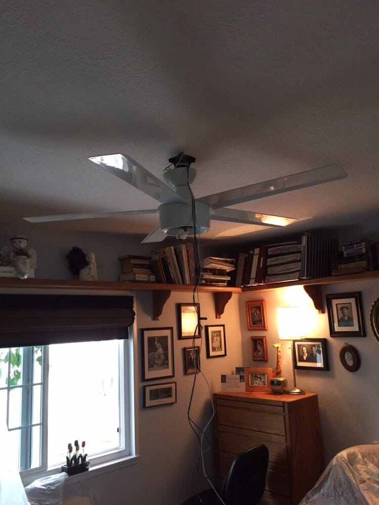 No Light Fixtures Or Ceiling Fan On New Wiring