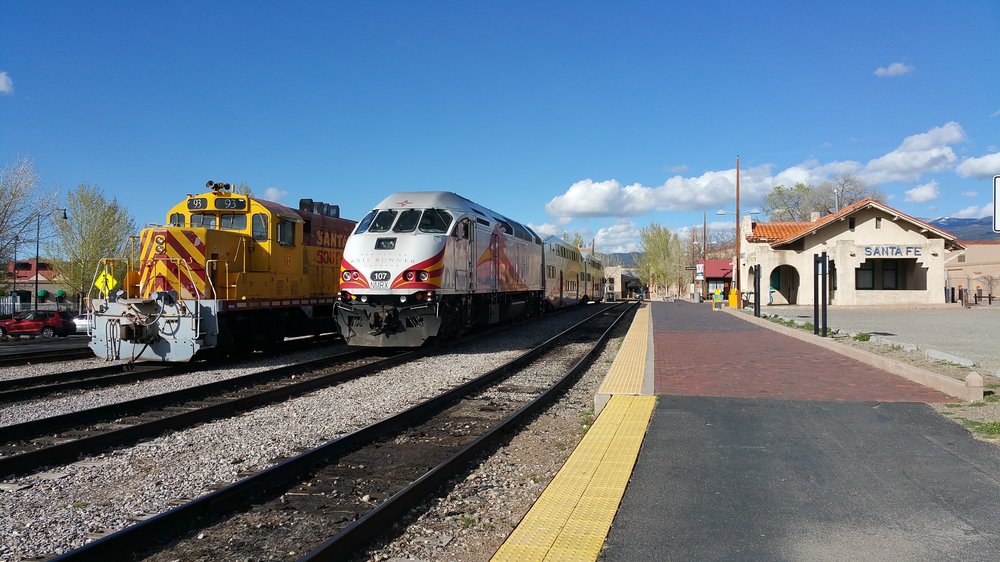 New Mexico Rail Runner Express Santa Fe Depot Train Stations 410 S