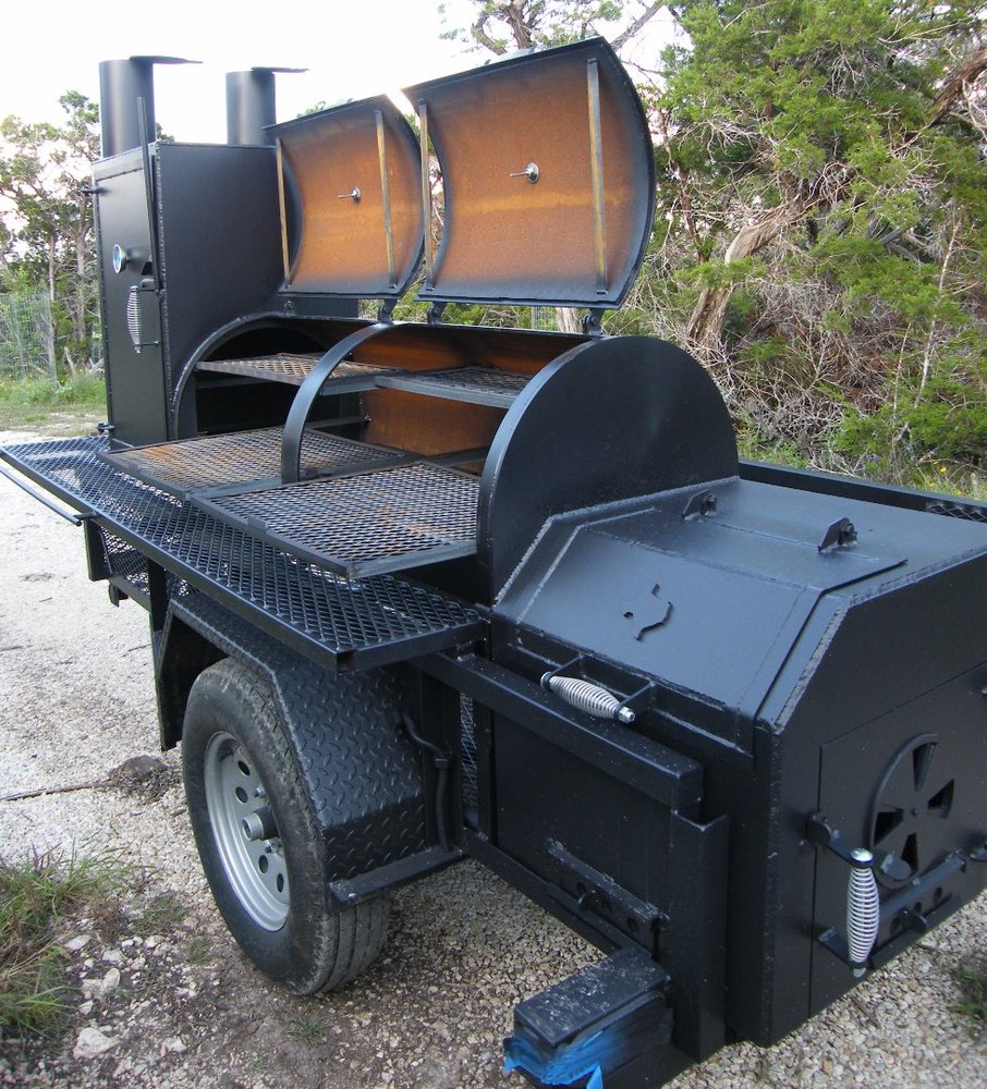 trailer pit cater king matt s bbq pits llc yelp
