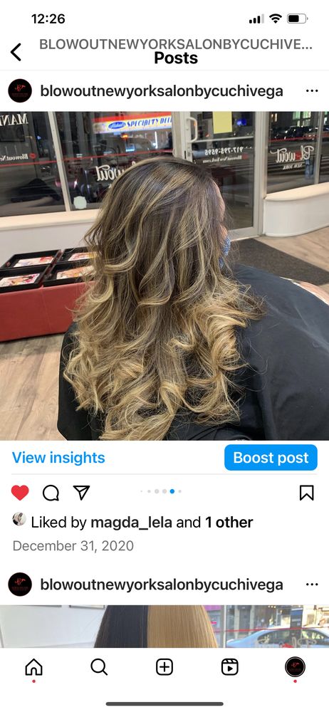 Blowout New YorkSalon By Cuchi Vega