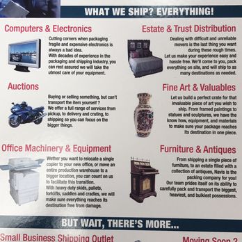 navis pack ship 12 photos shipping centers 3760 riley st flyer distribution san diego