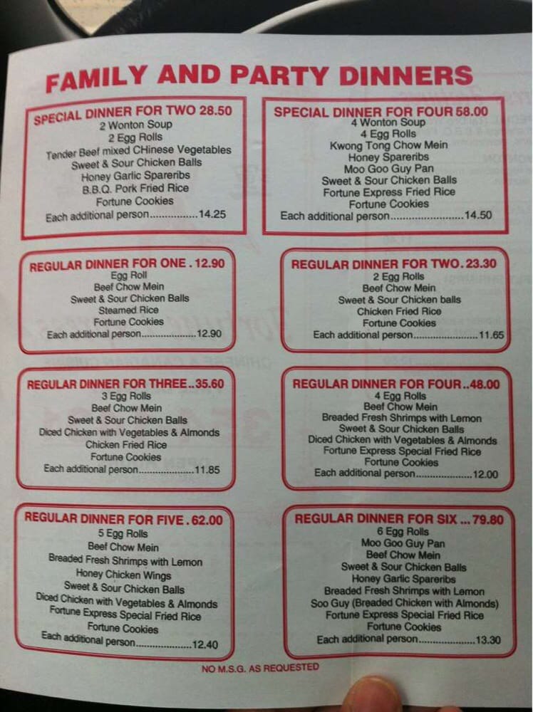 Fortune Express Chinese 104 Wellington Street W, Chatham, ON