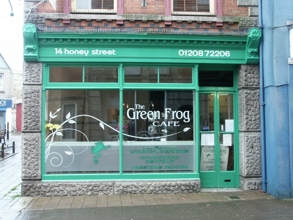 The Green Frog Cafe Coffee & Tea 14 Honey Street, Bodmin, Cornwall