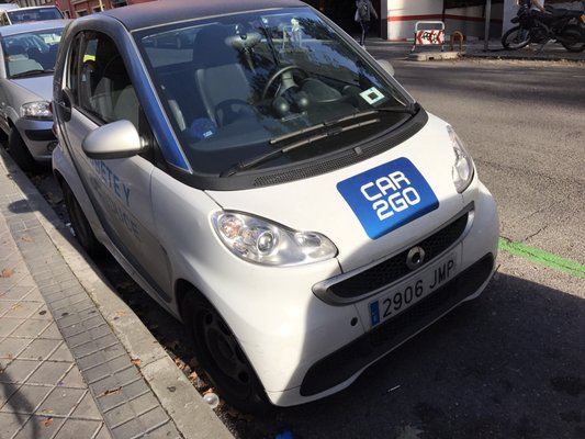 Car2go Car Al Calle San Bernardo 35 Universidad Madrid Photo For Car2go