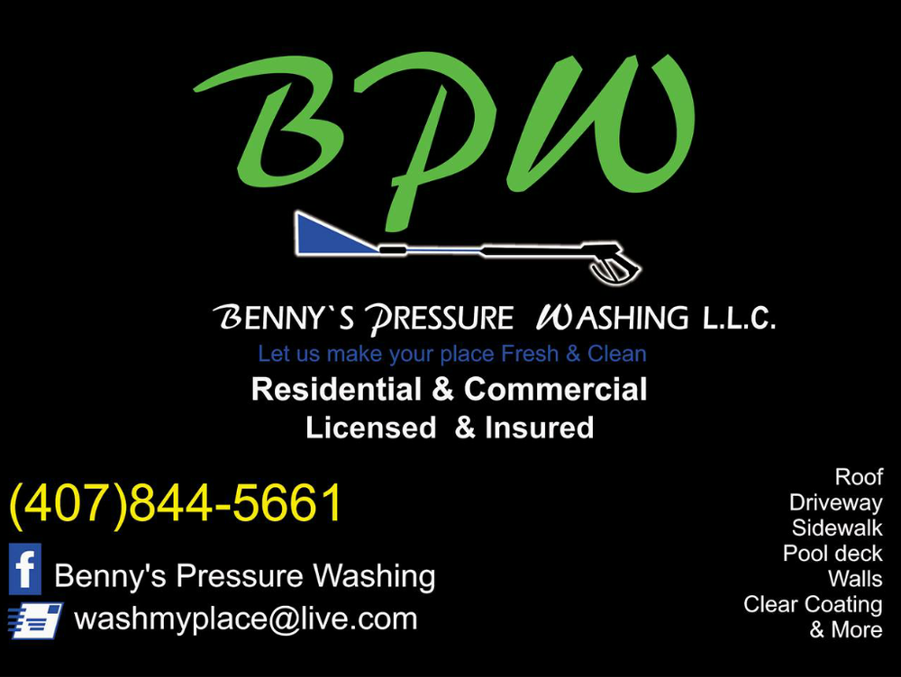 Benny's Pressure Washing