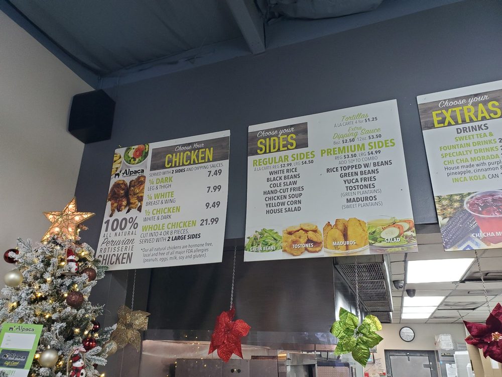 Alpaca Peruvian Charcoal Chicken