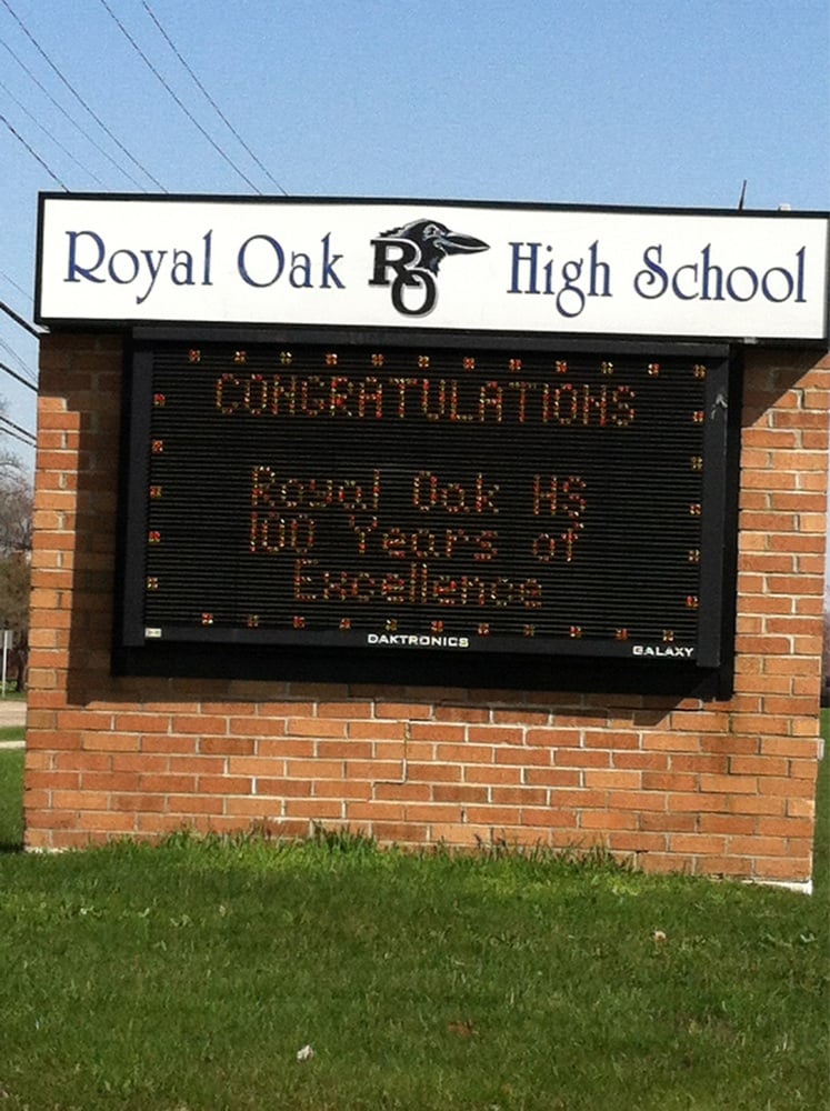Royal Oak High School Middle Schools & High Schools 1500 Lexington