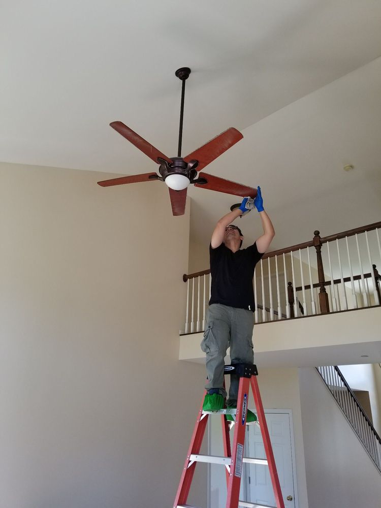 Ceiling Fan Dusting Yelp Photo Of Joy S Cleaning Services Bloomingdale Il United States Ceiling Fan Dusting