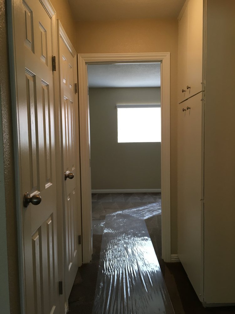 Hallway Has 2 Closet And A Cabinet Yelp Photo Of El Patio Apartments Orange Ca United States Hallway Has