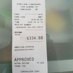 strellson closed men s clothing 1108 alberni street downtown
