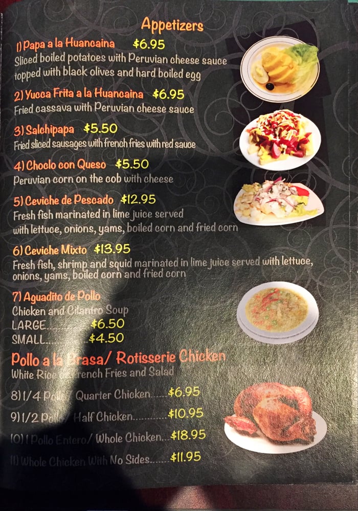 Online Menu of Amazon Peruvian Restaurant Restaurant, Moorpark