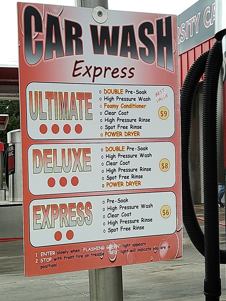 University Car Wash & Vehicle Inspections