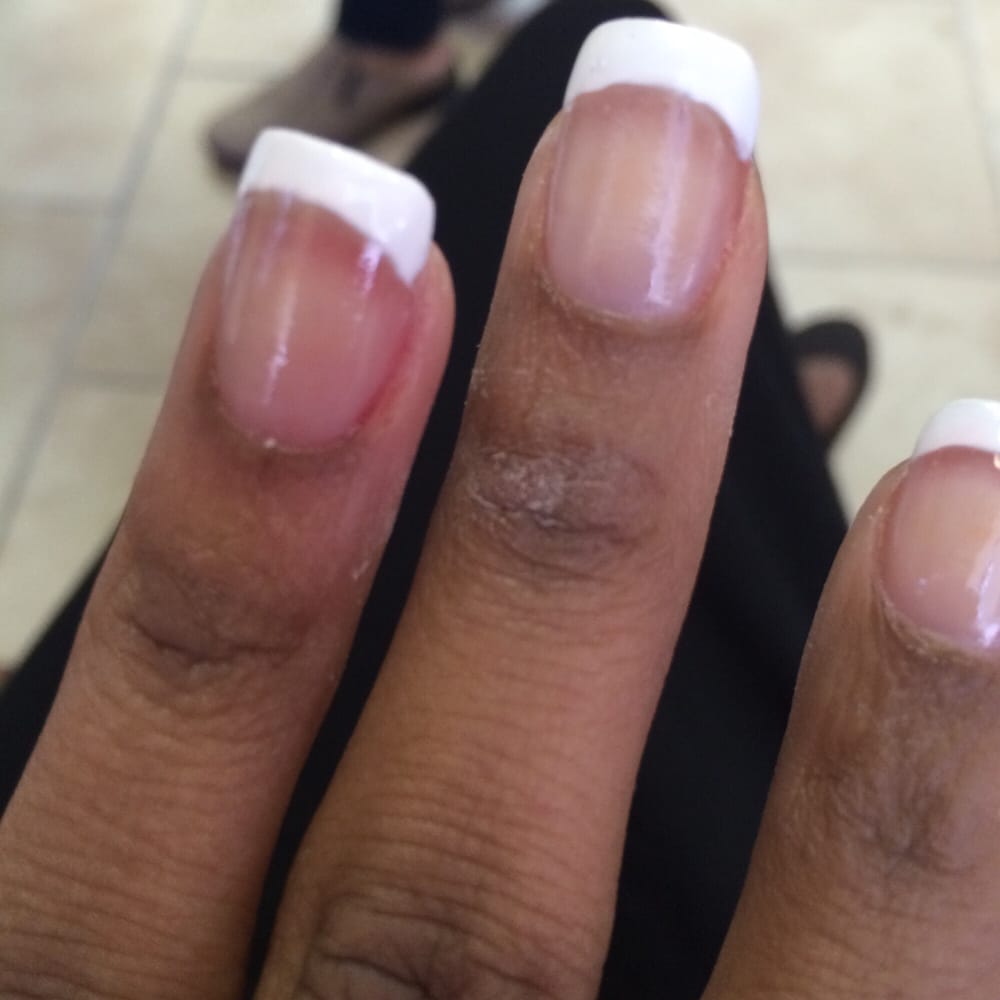 Where I Was Cut And Bleeding Under The Nail Yelp Photo Of Hyde Park Nails Salon Chicago Il United States Where I