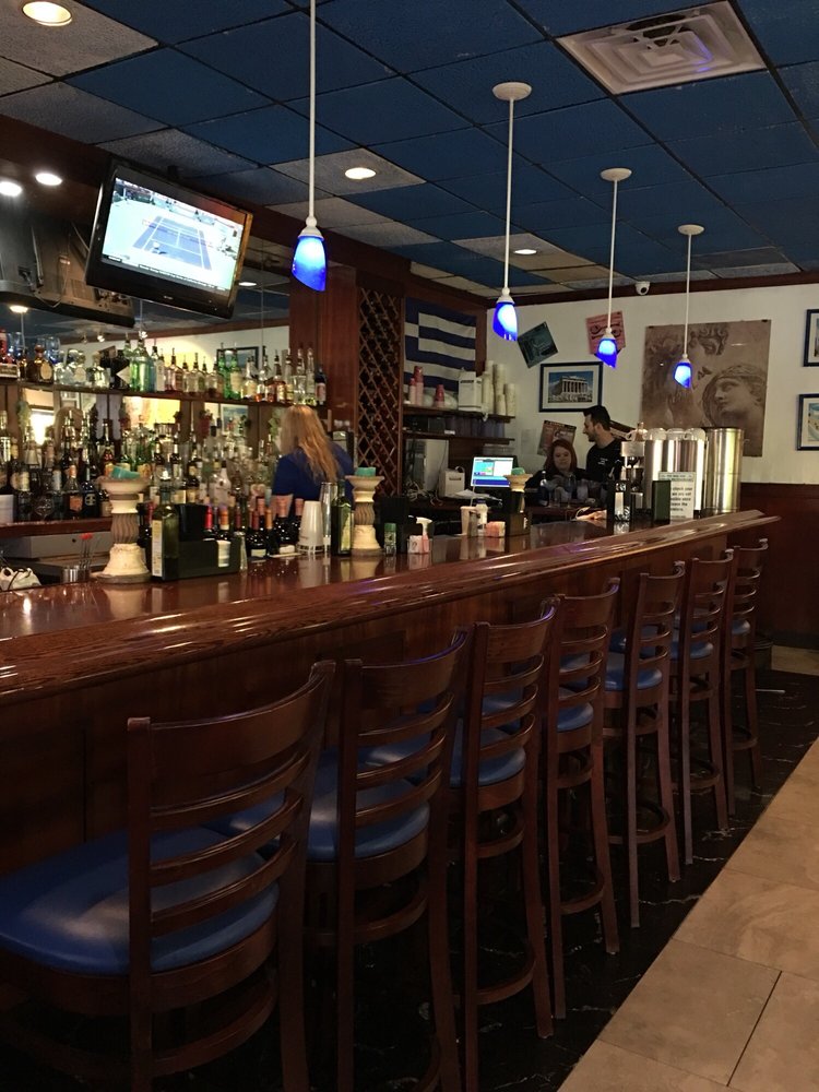 Bar Area When You Walk In Yelp Photo Of My Fat Greek Restaurant Fort Lauderdale Fl United States