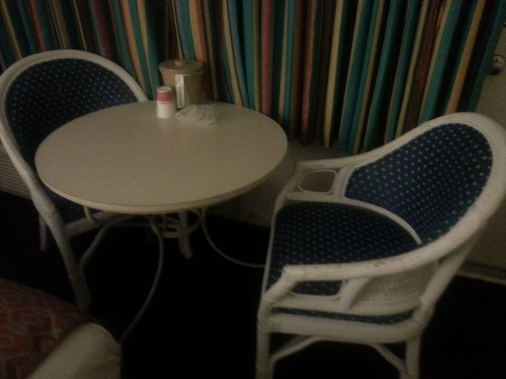 Someone S Raggity Outdoor Furniture That Chipped And Worn Yelp Photo Of Ramada By Wyndham Orlando Downtown Fl United States Someone S