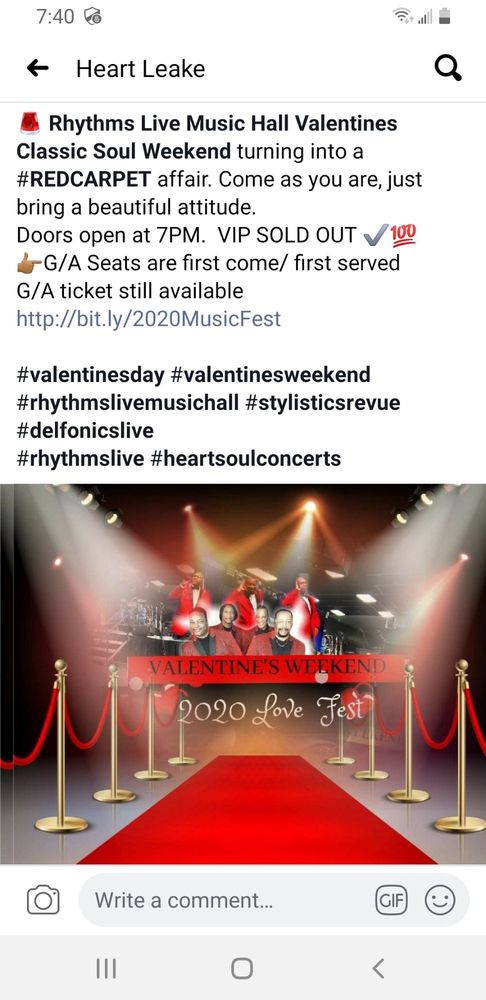 RHYTHMS LIVE MUSIC HALL