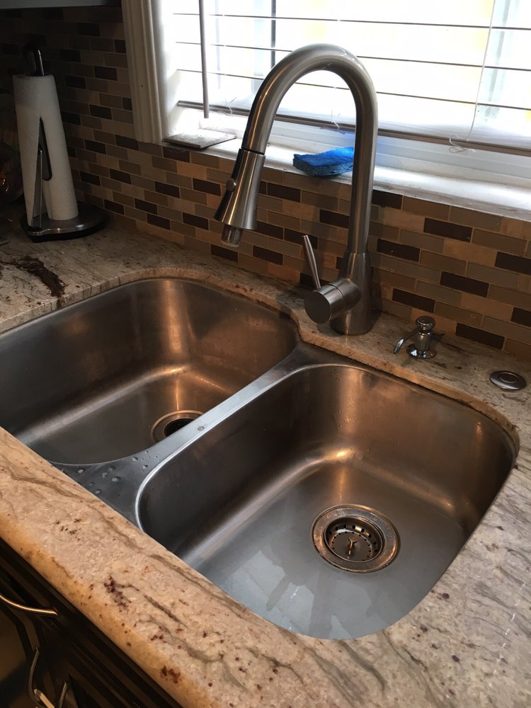Cleaned Our Kitchen Sink Too Along With 3 Bathroom Sinks And 2 Photo Of Ucc Reglazing Refinishing Bellflower Ca United States Cleaned Our