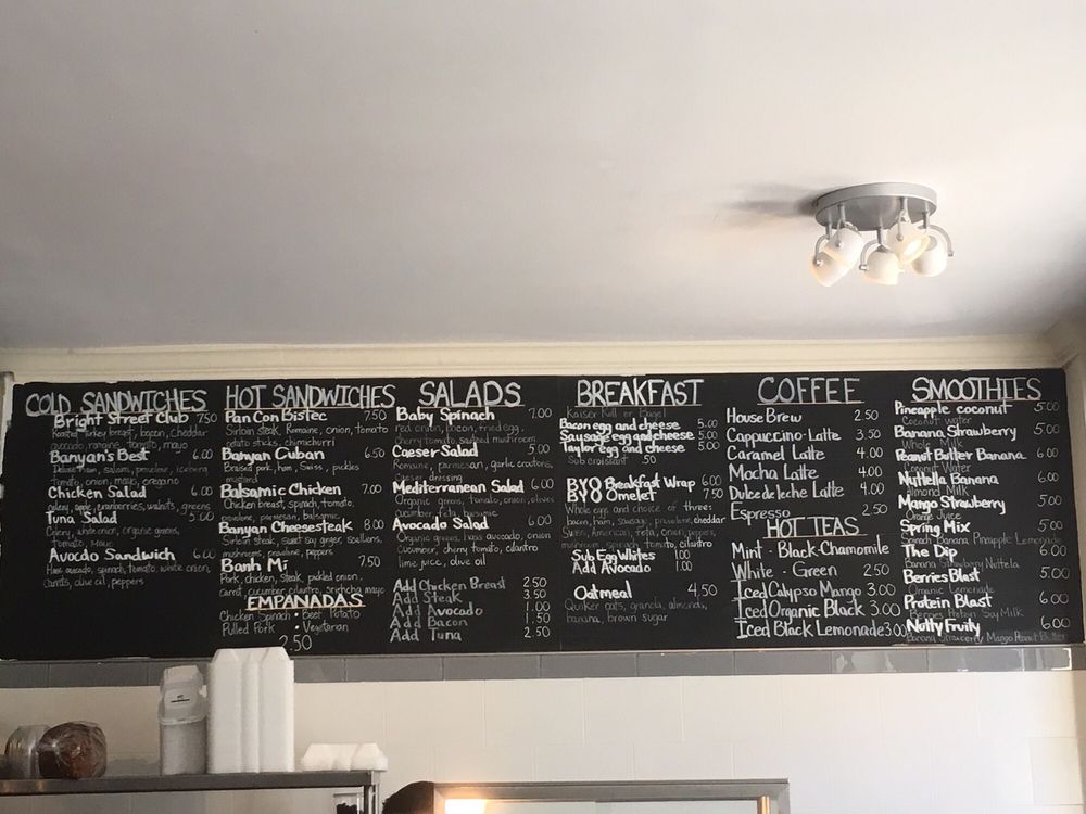 Banyan Cafe Jersey City Menu Banyan Cafe Jersey City Menu