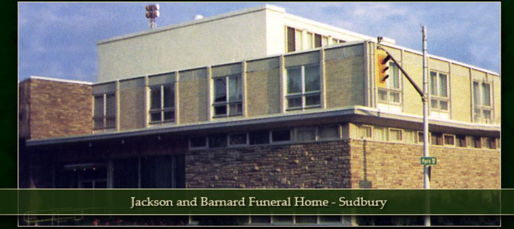 Jackson And Barnard Funeral Home 233 Larch Street Sudbury