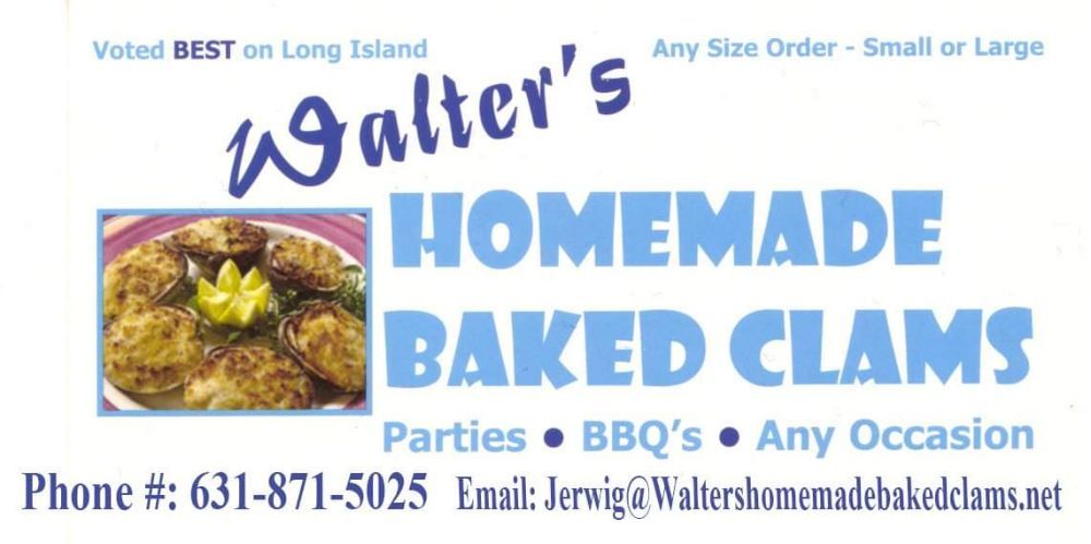 Walter's Homemade Baked Clams