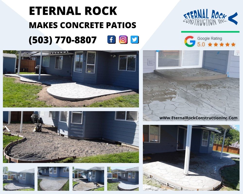 Eternal Rock Sidewalk Driveway Patio Retaining Wall