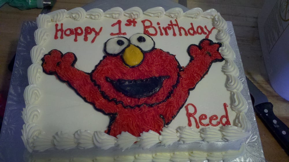 Elmo birthday cake - Yelp